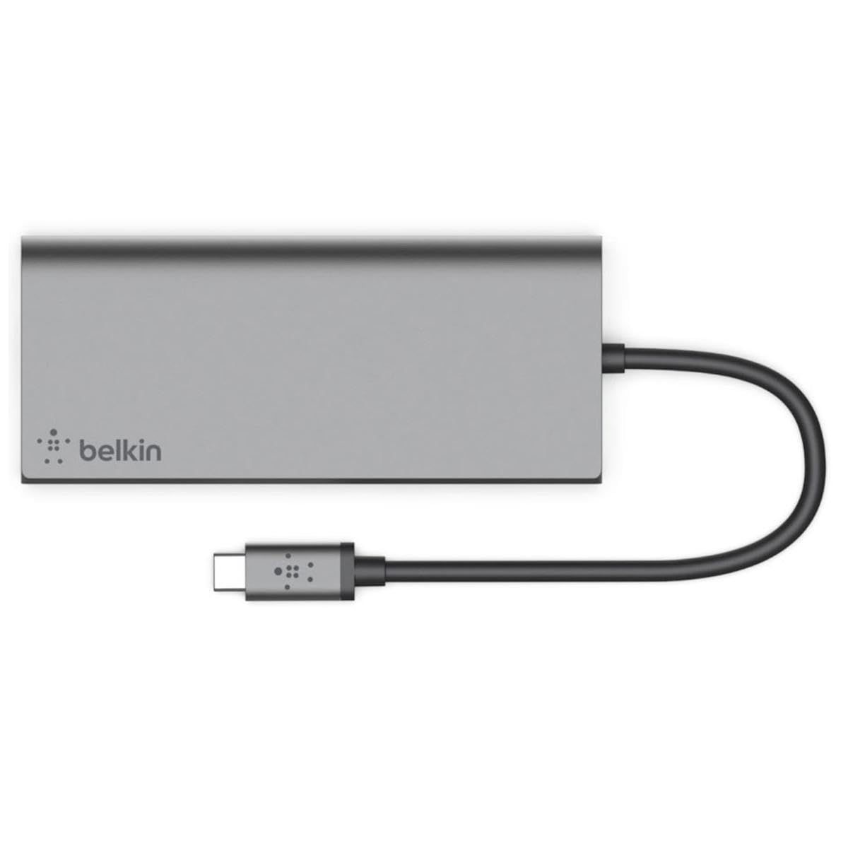 Belkin 6 in 1 USB-C イーサネットハブ USB-C PD 60W 4K HDMI SDカード USB iPad iPad Pro iPad mini MacBook MacBook Pro MacBook Air Windows Sur