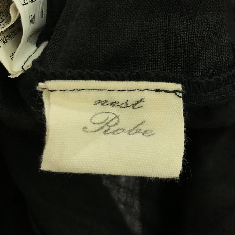 nest robe / ネストローブ | リネン タック サスペンダー スカート