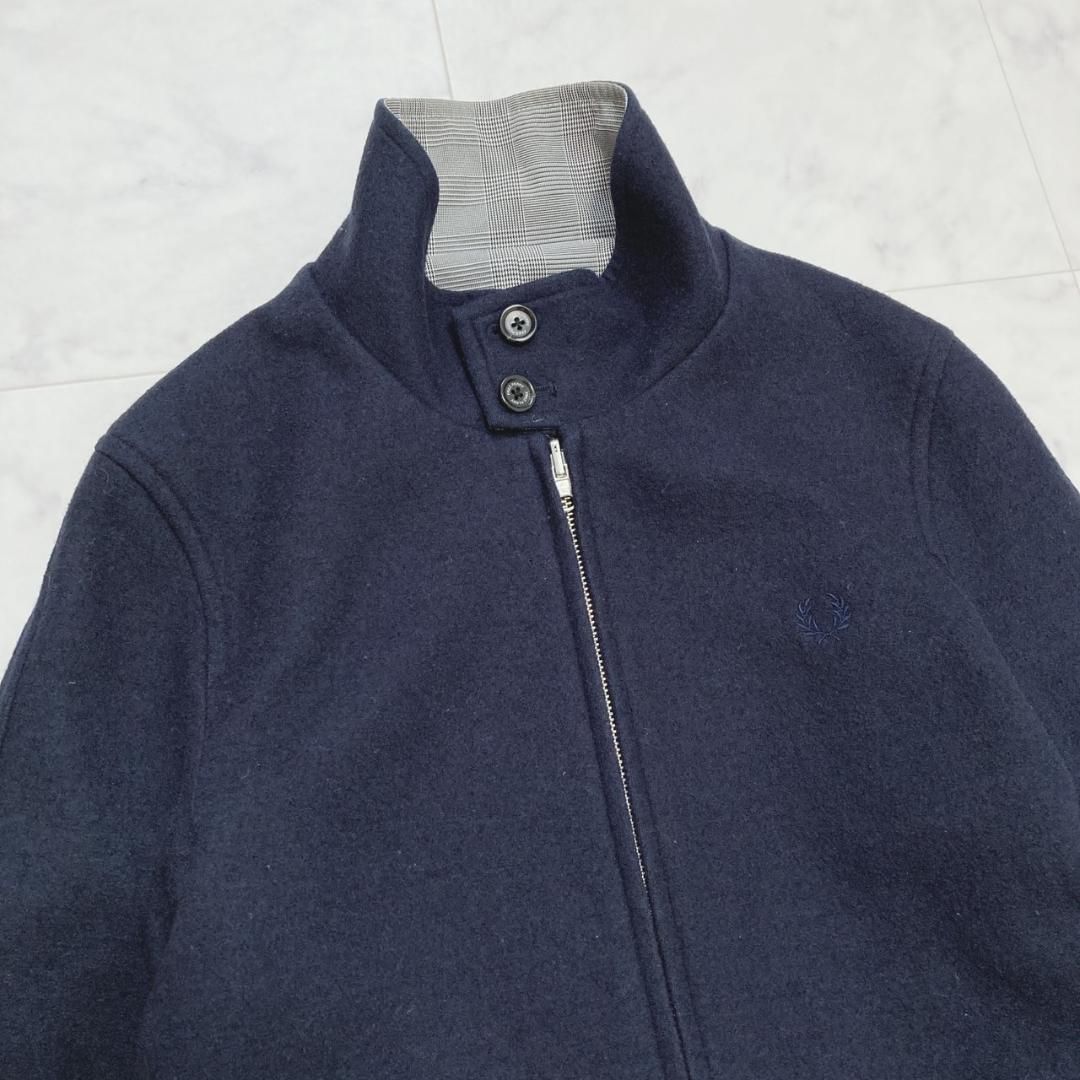 フレッドペリー FREDPERRY リバーシブル ハリントンコートXS