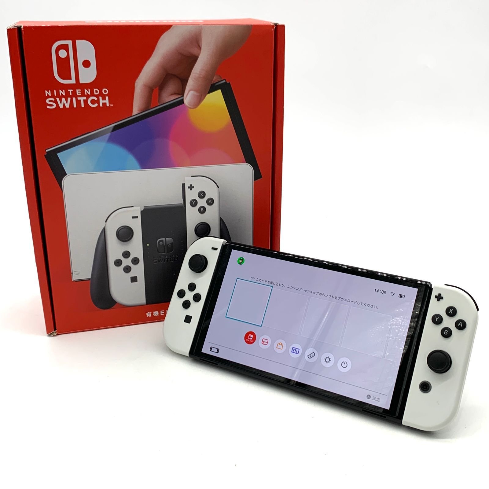 ▽【Aランク】任天堂/ニンテンドー Nintendo Switch/ニンテンドースイッチ 有機ELモデル ホワイト HEG-S-KAAAA  S82941409706 - メルカリ