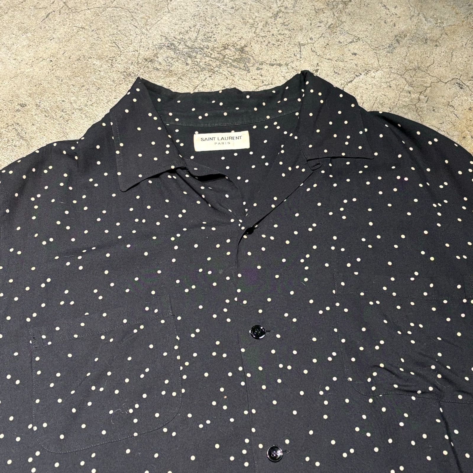 サンローランパリ 16SS オープンカラーシャツ エディスリマン エディ