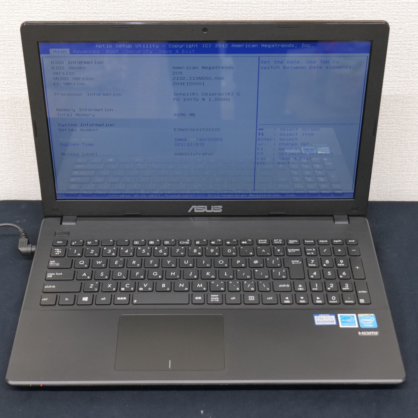 ASUS ノートパソコン X551C 102 - メルカリ