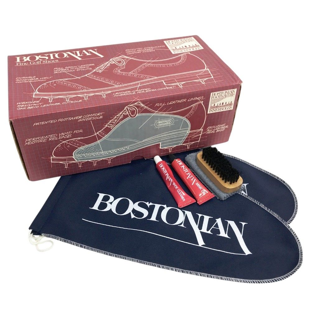BOSTONIAN ボストニアン 16283419 ゴルフシューズ  ブラック系 9 [240101441974] ゴルフウェア メンズ ストスト BOSTONIAN ボストニアン 16283419 ゴルフシューズ ブラック系 9