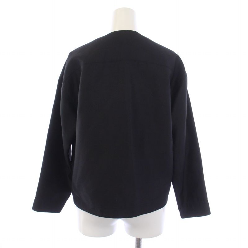 アドーア　ADORE ノーカラー　ジャケット　シルク　ジップアップ アドーア ADORE ノーカラージャケット ジップアップ シルク