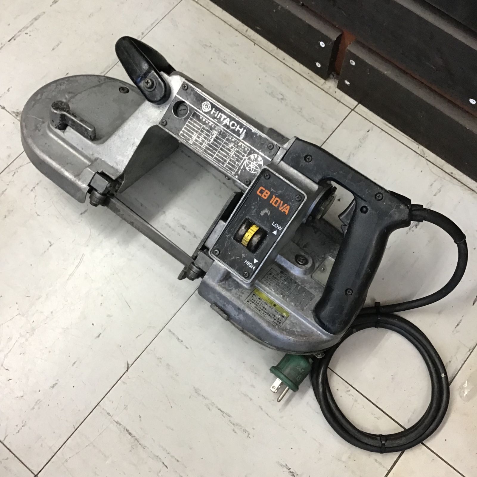 (電動工具)バンドソー日立工機CB10VA可変速可 楽天市場】【中古】 日立工機 100mm ロータリーバンドソー CB10VA 速調