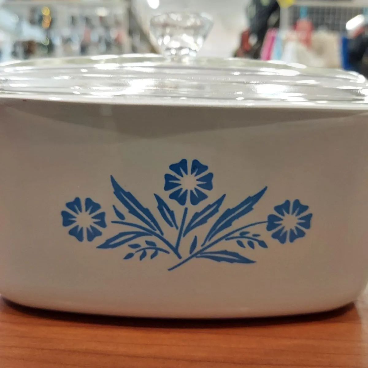 CORNING WARE コーニングウェア 蓋付き キャセロール ブルーフラワー