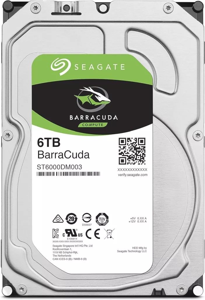 【新品】PCハード 内蔵ストレージ Seagate Barracuda 3.5 HDD 6TB [ST6000DM003]