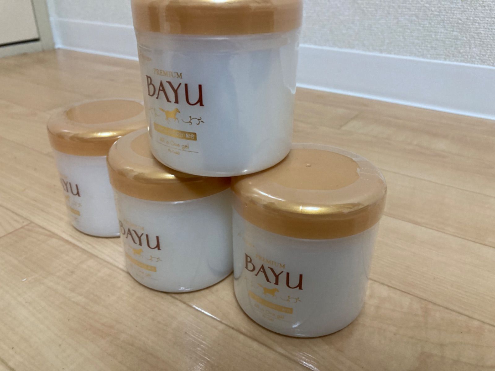 国産馬油 オールインワンゲル 4個セット 新品 - メルカリ