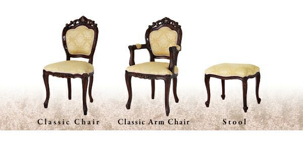 ブラウン アンティーク調クラシック家具シリーズ