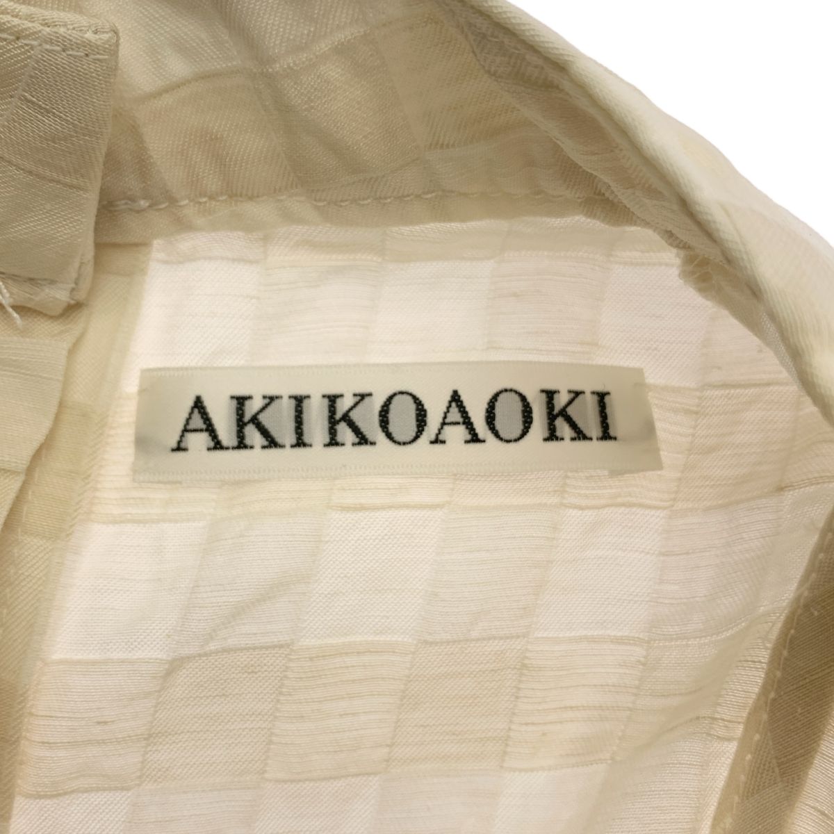 AKIKOAOKI / アキコアオキ | ハンカチーフ ギンガムチェック リボン