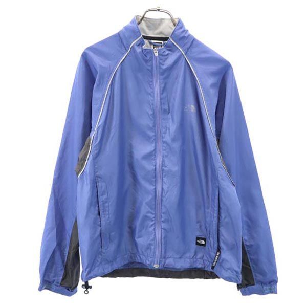 ノースフェイス RN＃61661 アウトドア ジップ ロゴプリント ジャケット L 水色系 THE NORTH FACE メンズ 【中古】  【230414】