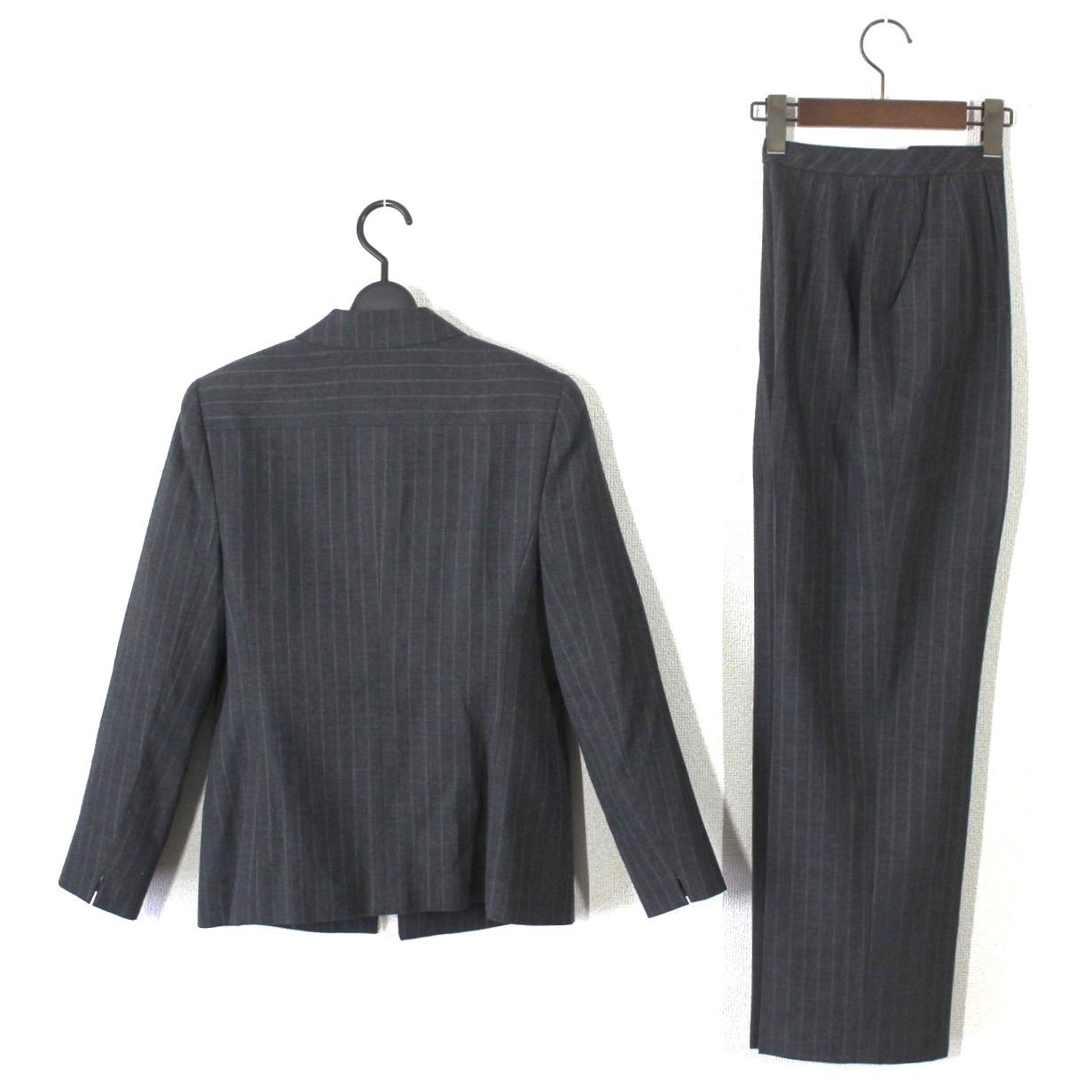 極美品】レリアン パンツスーツ 9 レディース M グレー