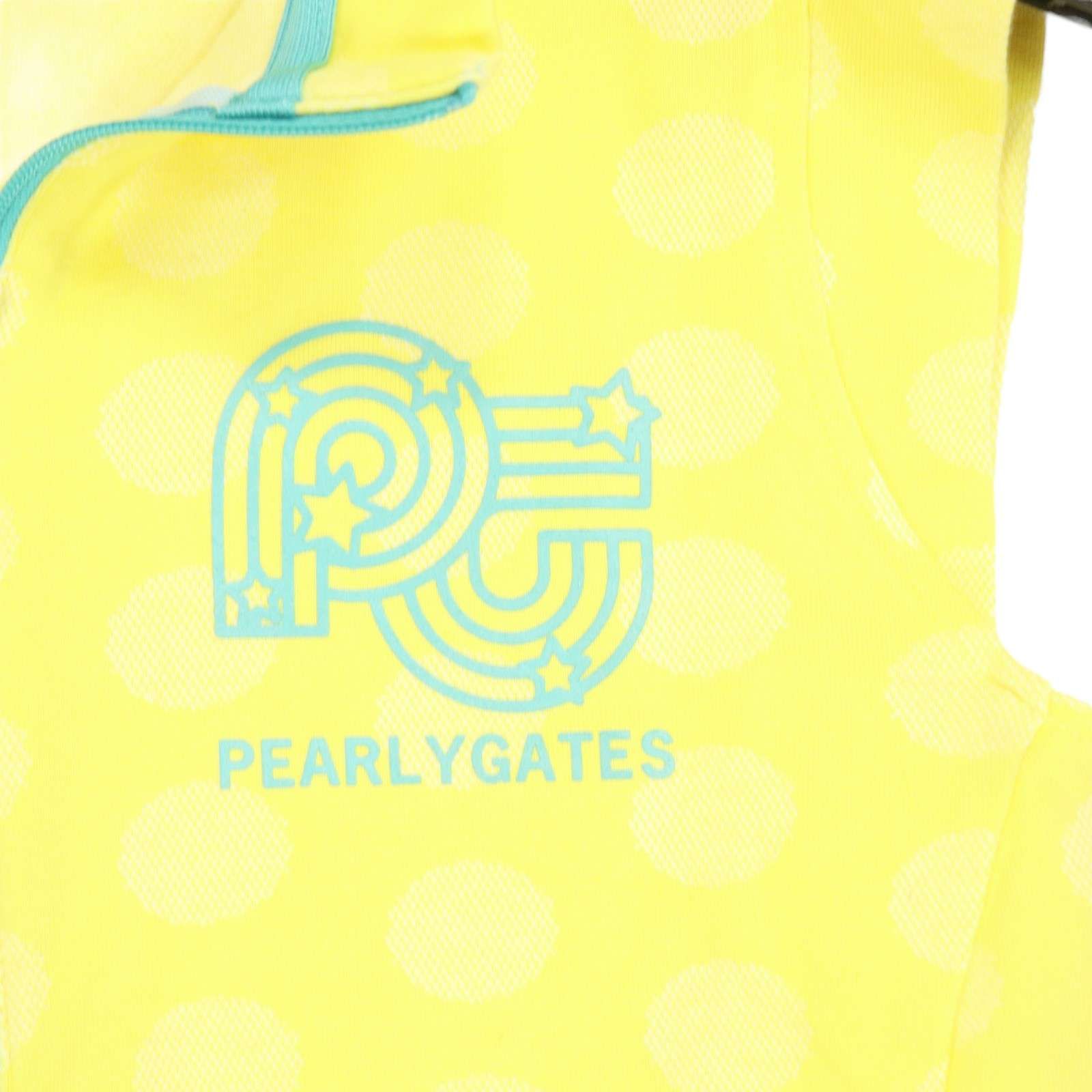 PEARLY GATES パーリーゲイツ 春夏 ドット柄♪ ハーフジップ