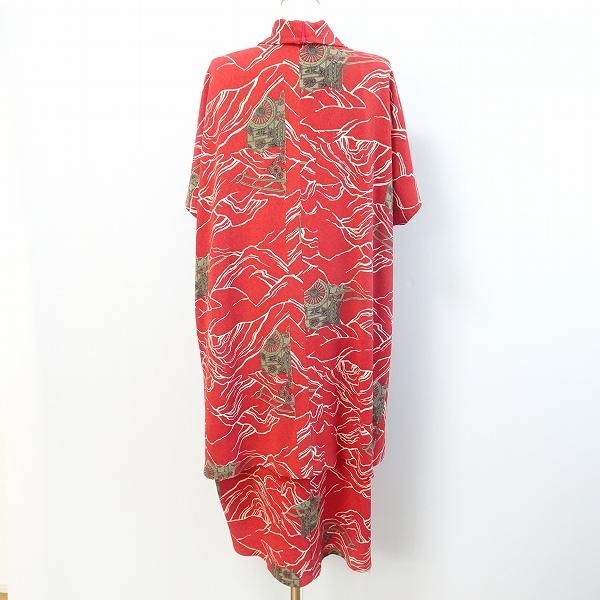 snc シセンドウ 詩仙堂 ヒトシタムラ セットアップ ワンピース 赤 白