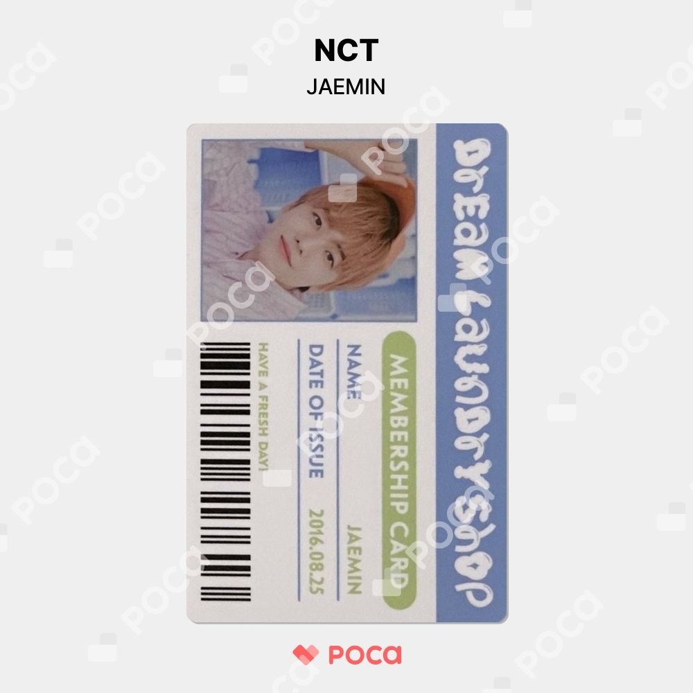 NCT ジェミン トレカ DREAM LAUNDRY SHOP RANDOM CARD PACK MD