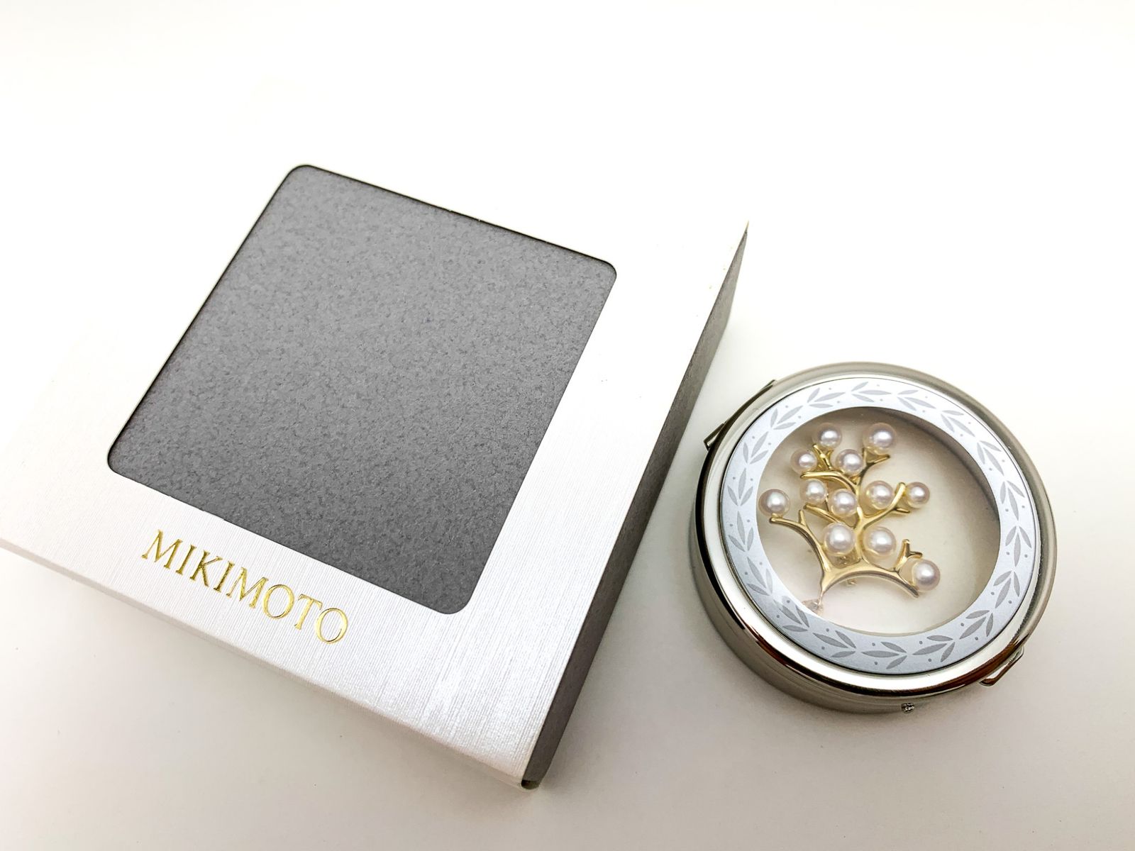 MIKIMOTO ミキモト K18YG 18金イエローゴールド アコヤパール 真珠