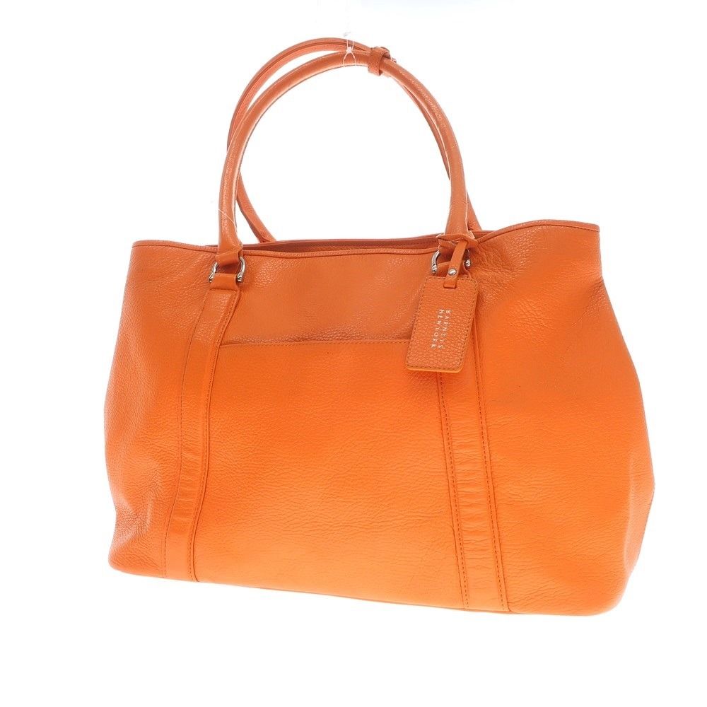 バーニーズニューヨークオレンジレザートートバッグ