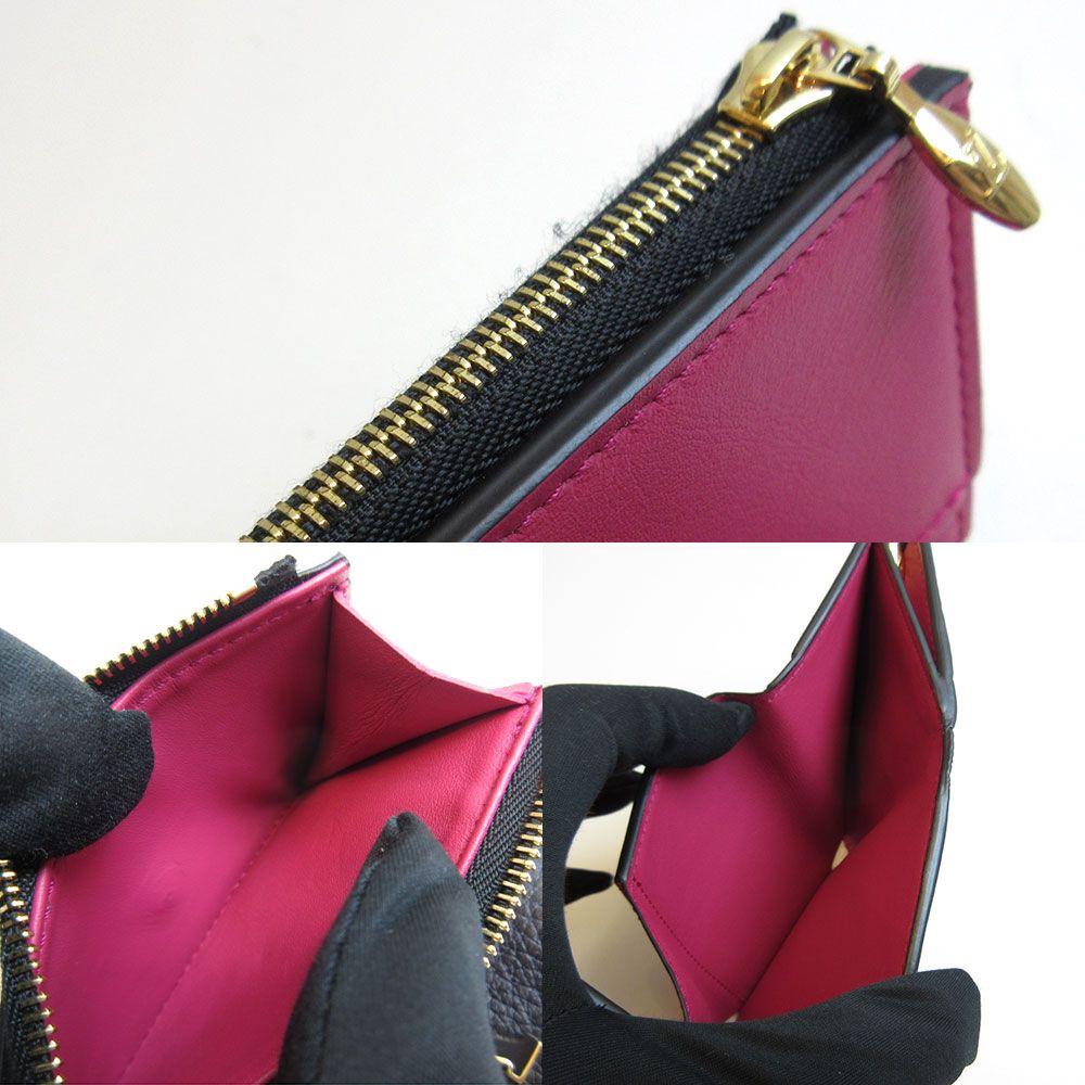 Louis Vuitton カプシーヌ ミニ財布 ブラック ピンク 【公式通販】