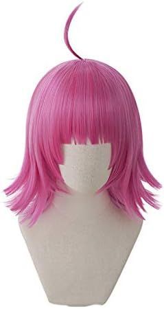 耐熱コスプレウィッグ 専用ネットと ヘアピンとメモパッド付 二番目の城 天王寺 璃奈 パーティー 変装 cosplay wig +おまけ5点