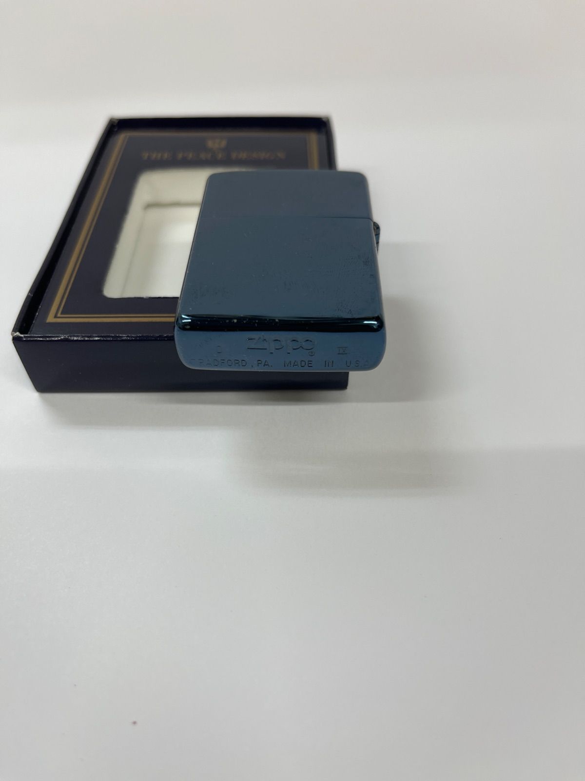 【新品】 93年製 ピース Peace ブルーチタン Zippo ヴィンテージ ZIPPO - 絶版希少 初代 Peace ブルーチタン 1993年 zippo