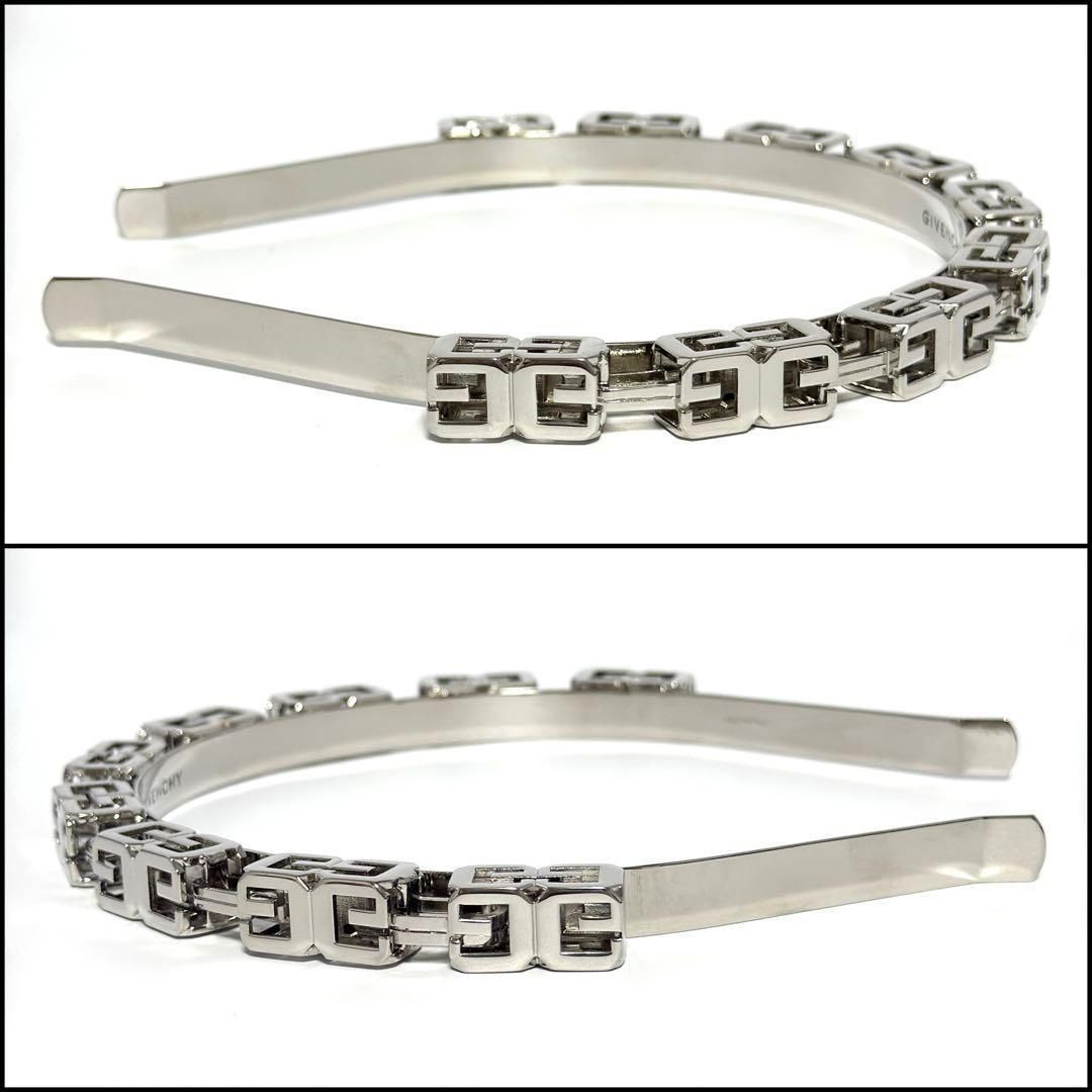 希少】ジバンシィ Gキューブ チェーン ヘッドバンド カチューシャ ヘア