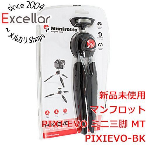 [bn:10] Manfrotto　PIXI EVO ミニ三脚 MTPIXIEVO-BK　ブラック