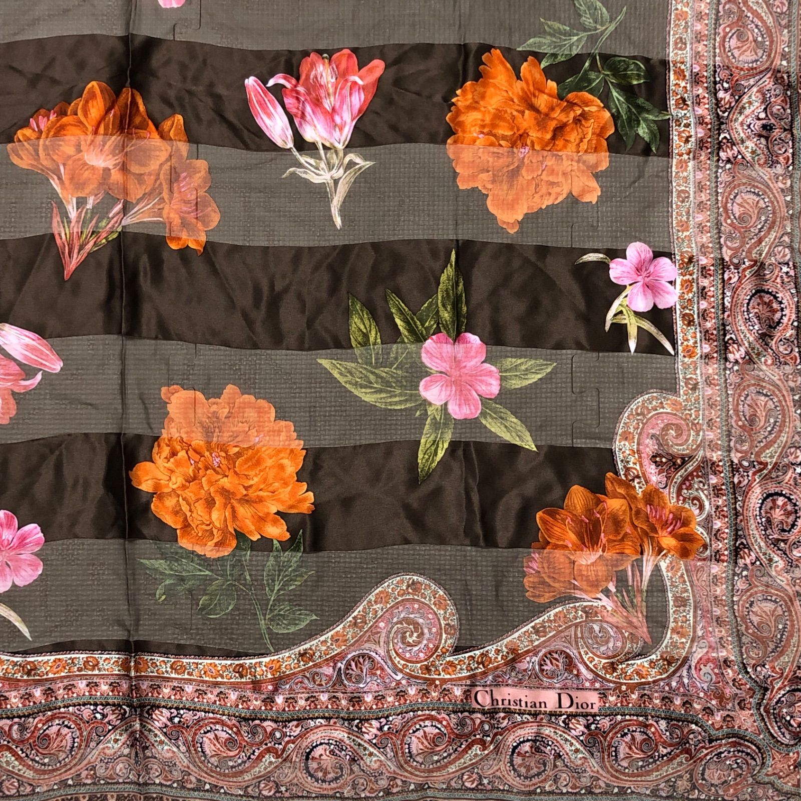 クリスチャン・ディオール 大判スカーフ Christian Dior ディオール