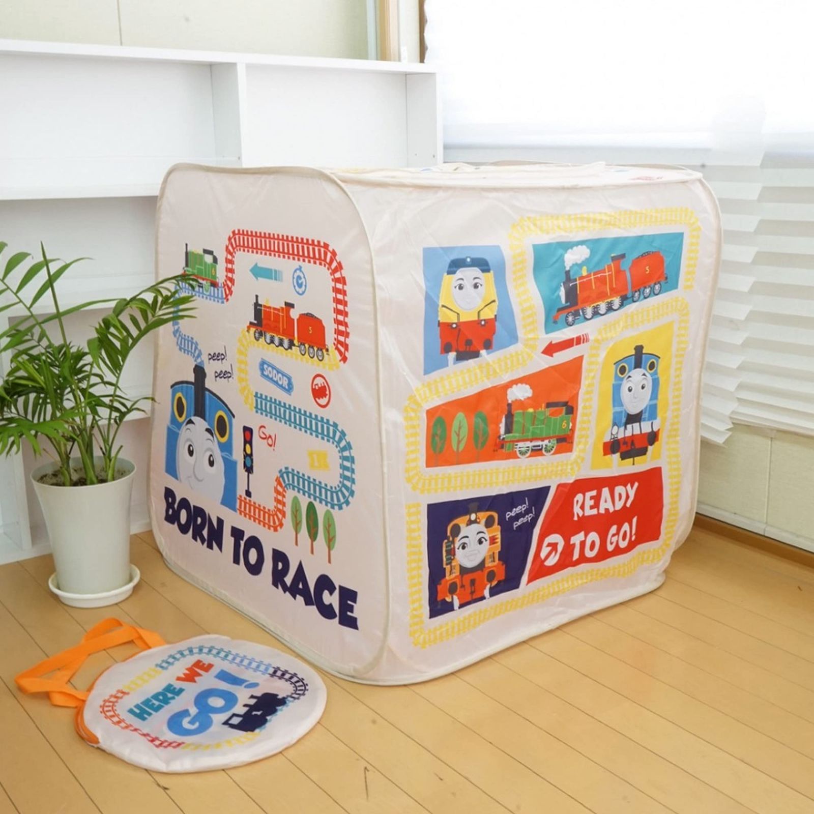 【人気商品】Hashy キューブテント (トーマス) キッズ向けテント コンパクト収納