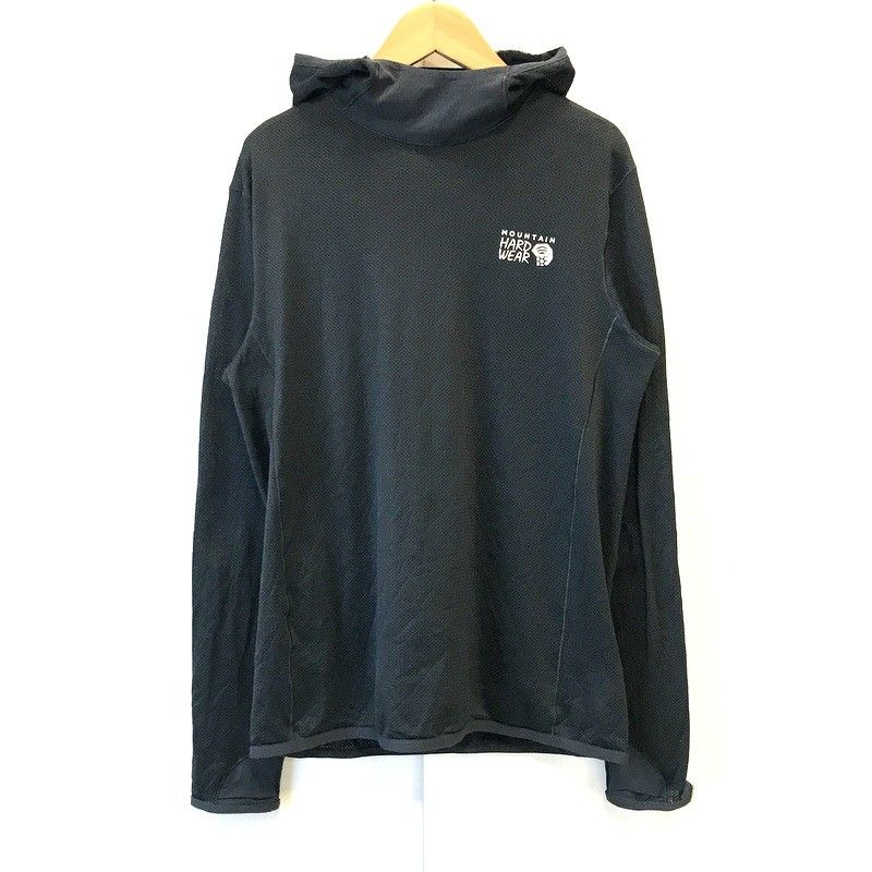 Mountain Hardwear マウンテンハードウェア エアメッシュフーディ OMO314 メンズ Sサイズ ブラック 黒 パーカー アウトドアウェア TA3534