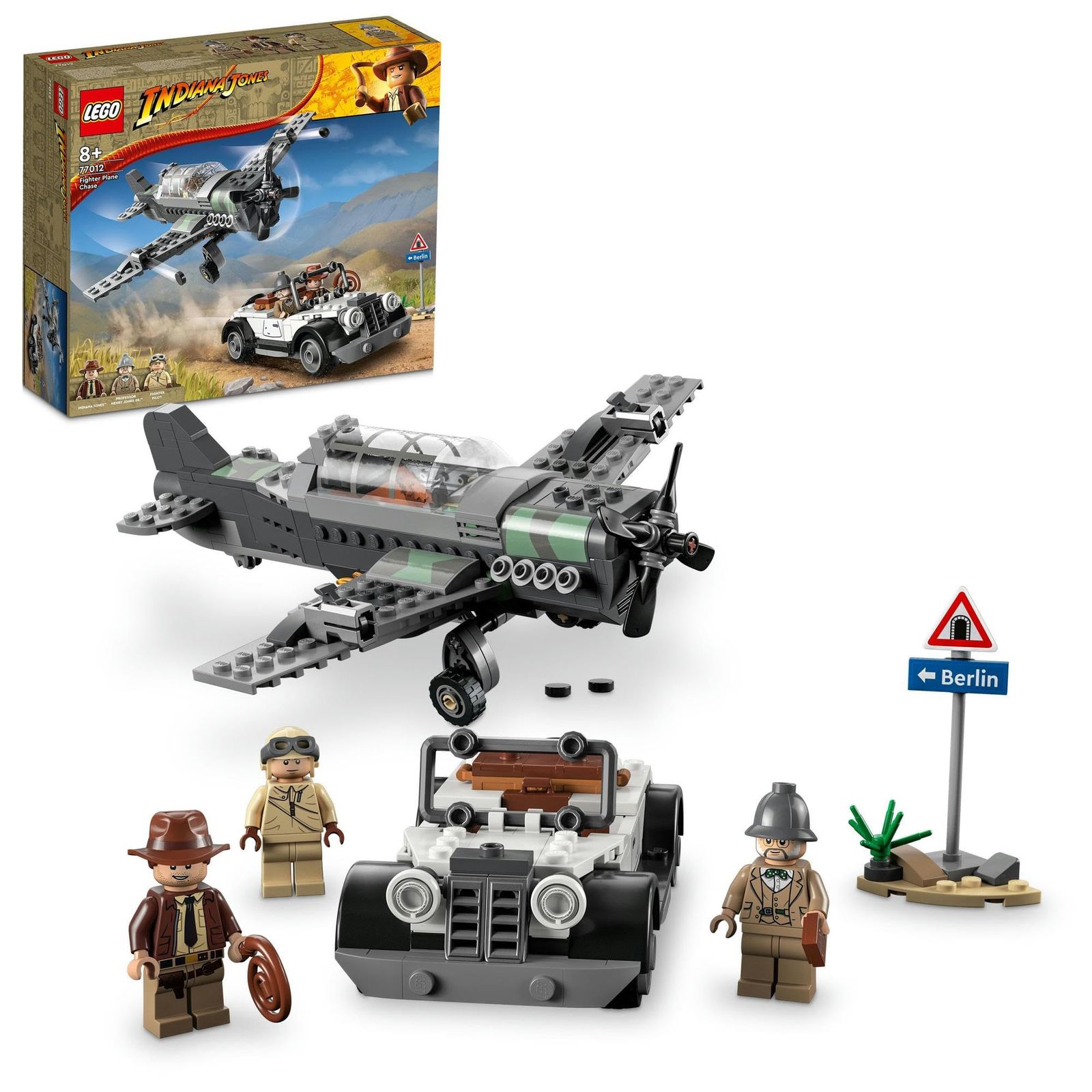 レゴ(LEGO) インディ・ジョーンズ 戦闘機の襲撃 77012 おもちゃ ブロック プレゼント 映画 冒険 アクション 8歳 ~ [戦闘機の襲撃]