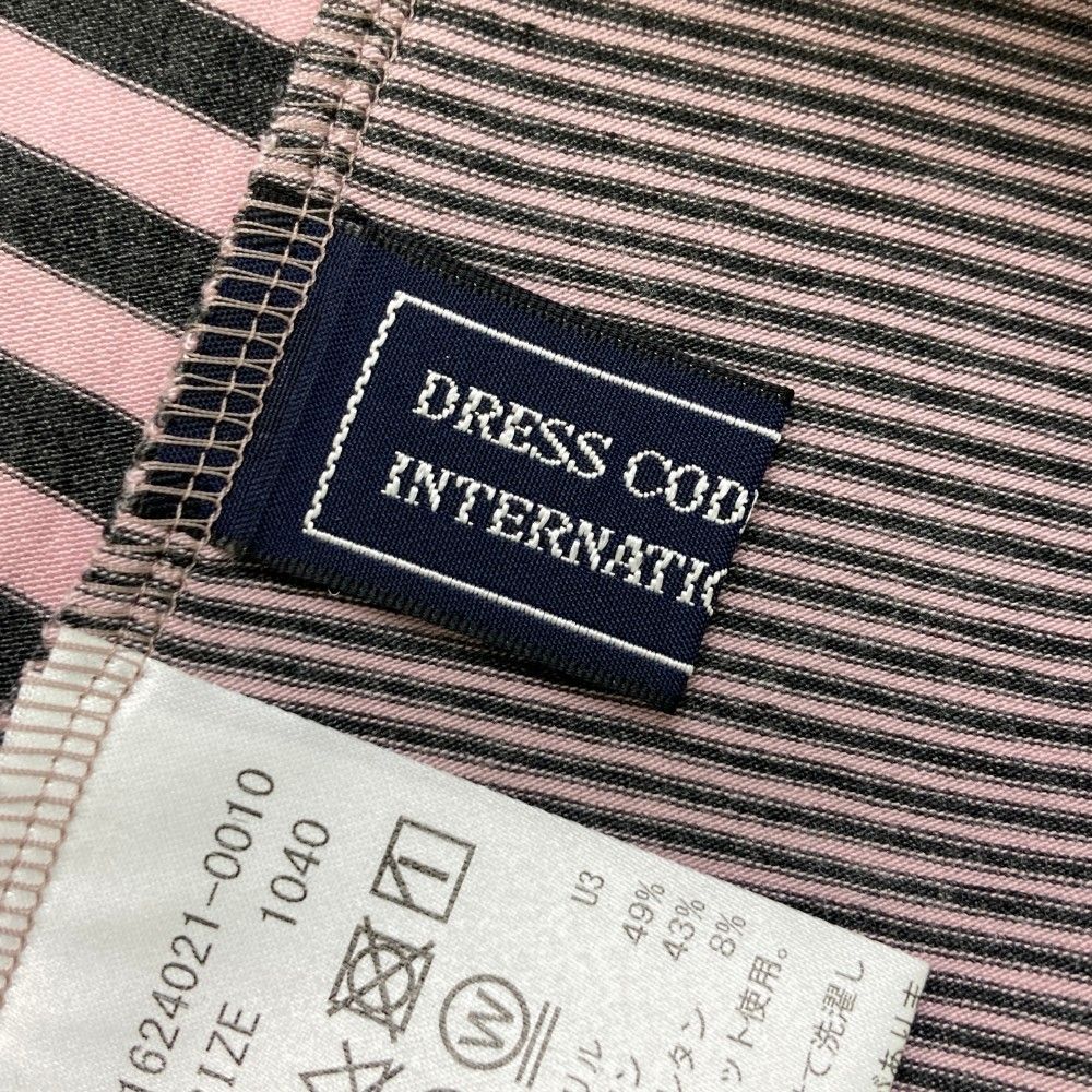 サイズ：40 ZOY ゾーイ 071624021 長袖ハイネックTシャツ ボーダー ピンク系 [240101416528] ゴルフウェア レディース ストスト サイズ：40 ZOY ゾーイ 071624021 長袖ハイネックTシャツ