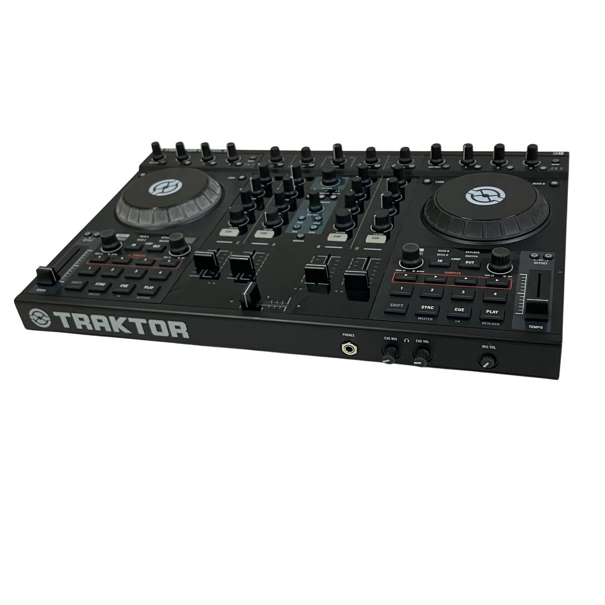 Native Instruments TRAKTOR KONTROL S4 4チャンネル DJコントローラー オーディオ 音響機材 T10543234