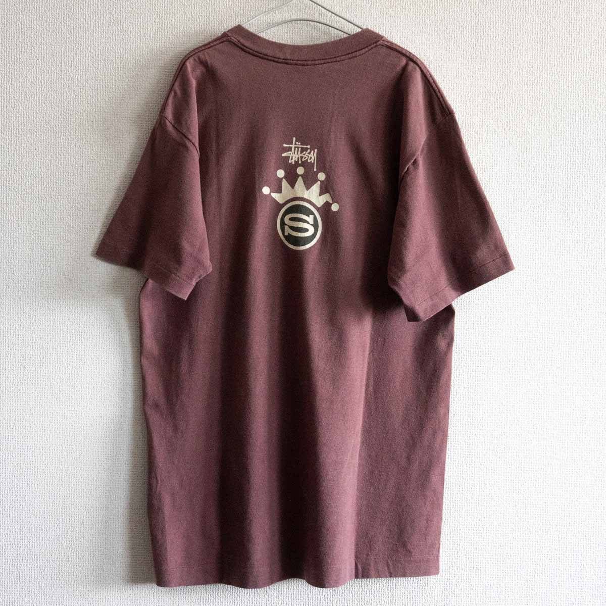 80s/USA製】OLD STUSSY【Sクラウン Tシャツ】L ステューシー オールド ビッグシルエット オーバーサイズ 古着 u2407071 -  メルカリ