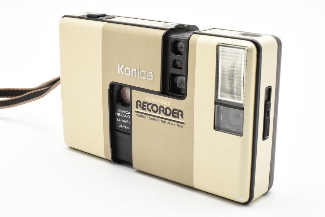 207 Konica コニカ RECORDER レコーダー ホワイト コンパクトフィルムカメラ