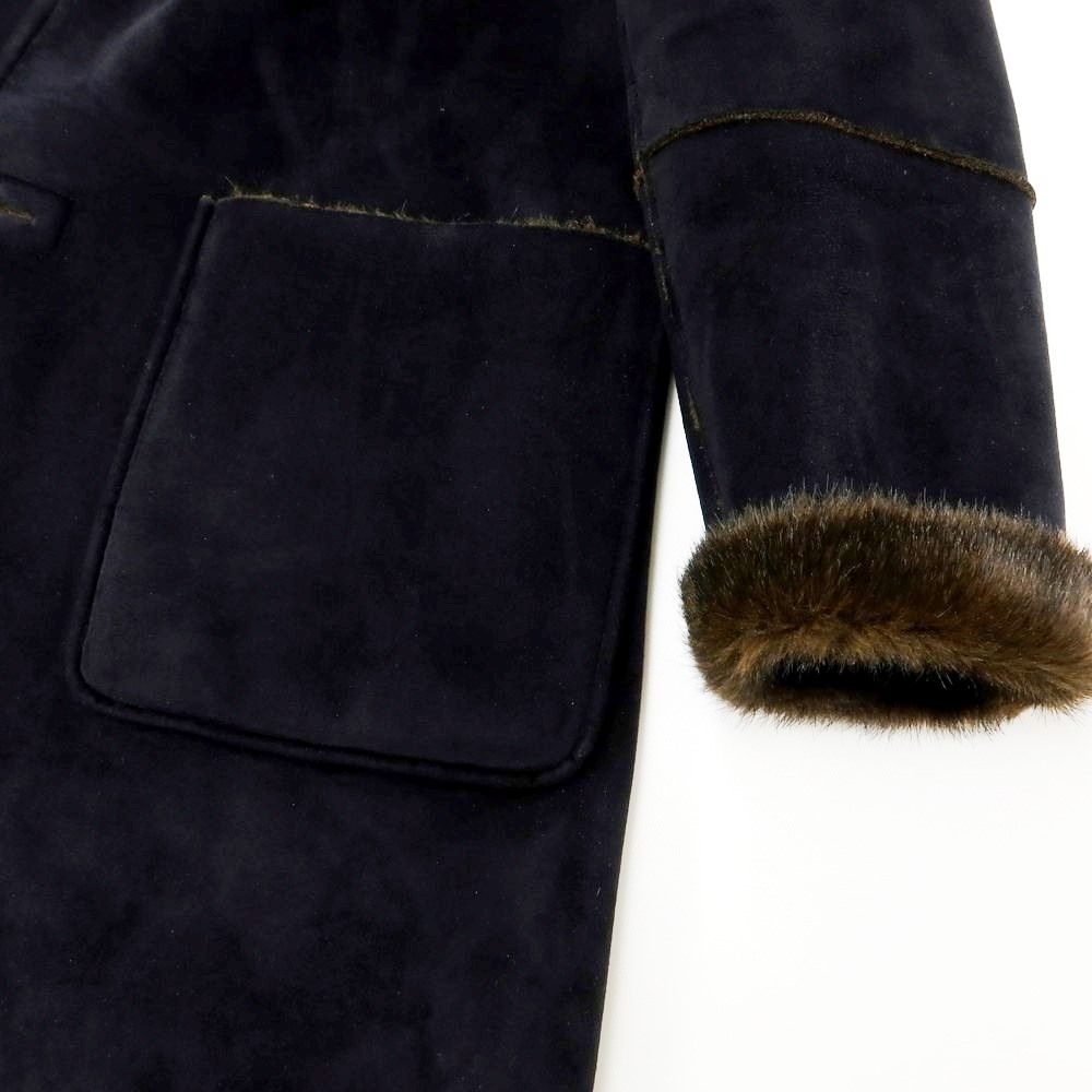 中古】メンズメルローズ MEN'S MELROSE フェイクムートン コート
