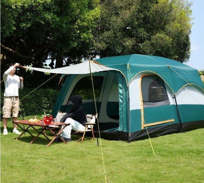 実用品 テント 3～4人用 キャンプ ベルテント ゲル アウトドア 防風 防塵 防水 防虫 野営 アウトドア用品 通気性耐久性よい