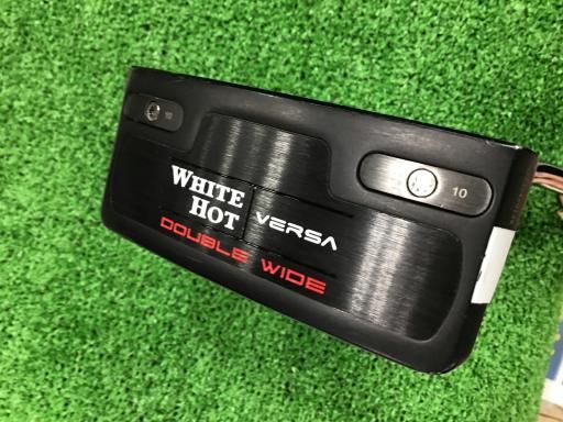 オデッセイ WHITE HOT VERSA DOUBLE WIDE 33インチ パター PT スチール フレックスその他 メンズ 男性用 右利き 右用 Cランク ゴルフクラブ