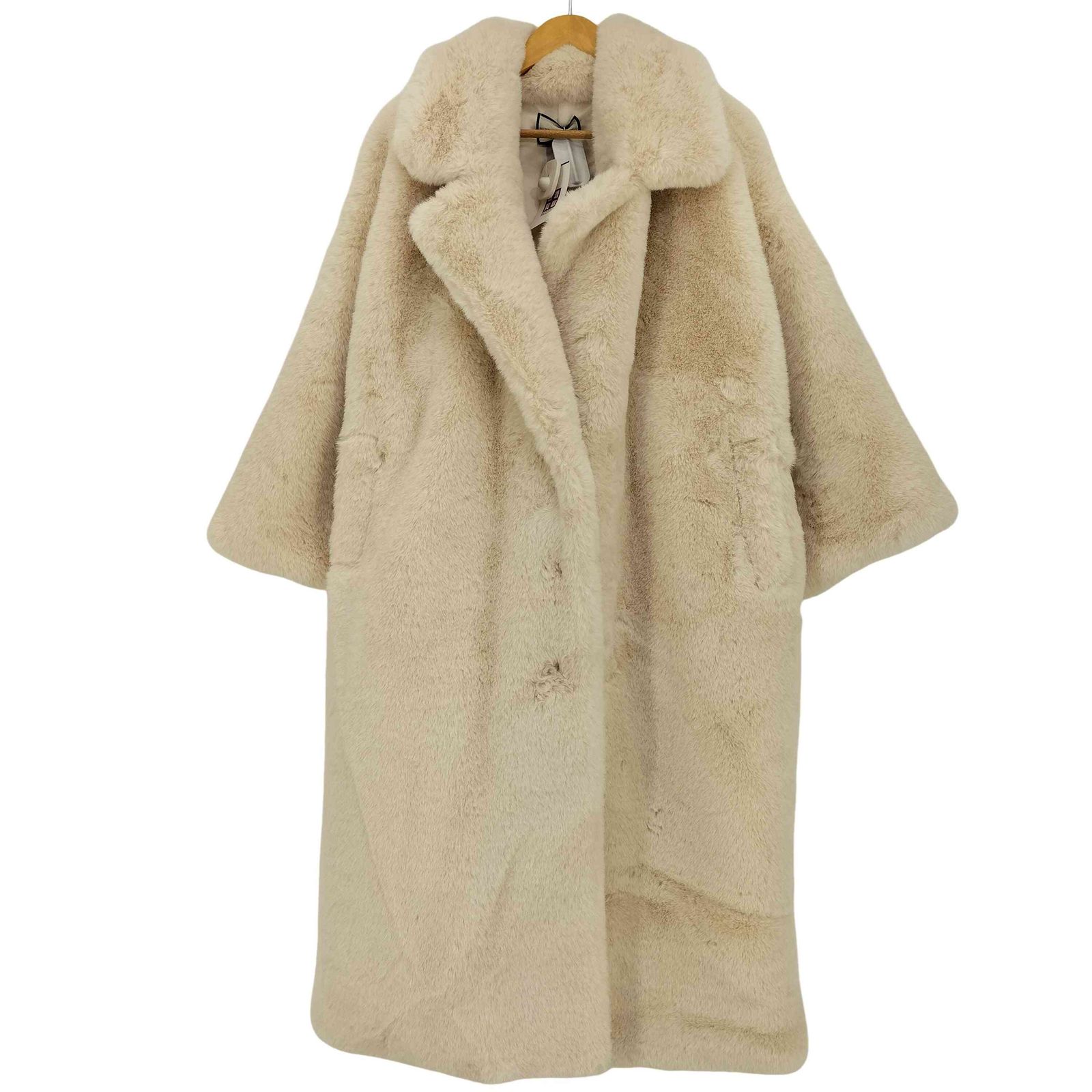 ユーズドフルギ USED古着 ラビットファー アンゴラ混ステンカラー  