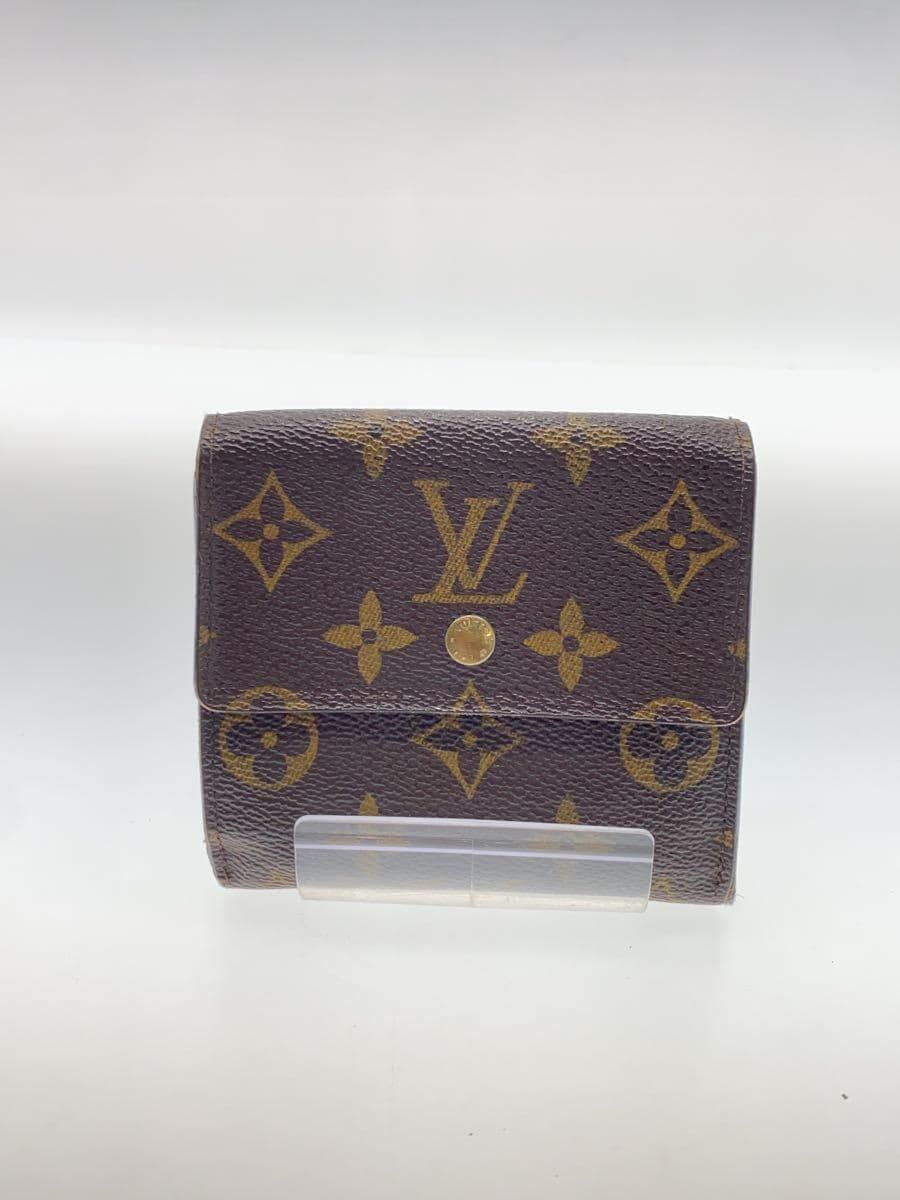 LOUIS VUITTON ポルト・モネ・ビエ・カルト・クレディ_モノグラム・キャンバス_BRW PVC ブラウン レディース - メルカリ