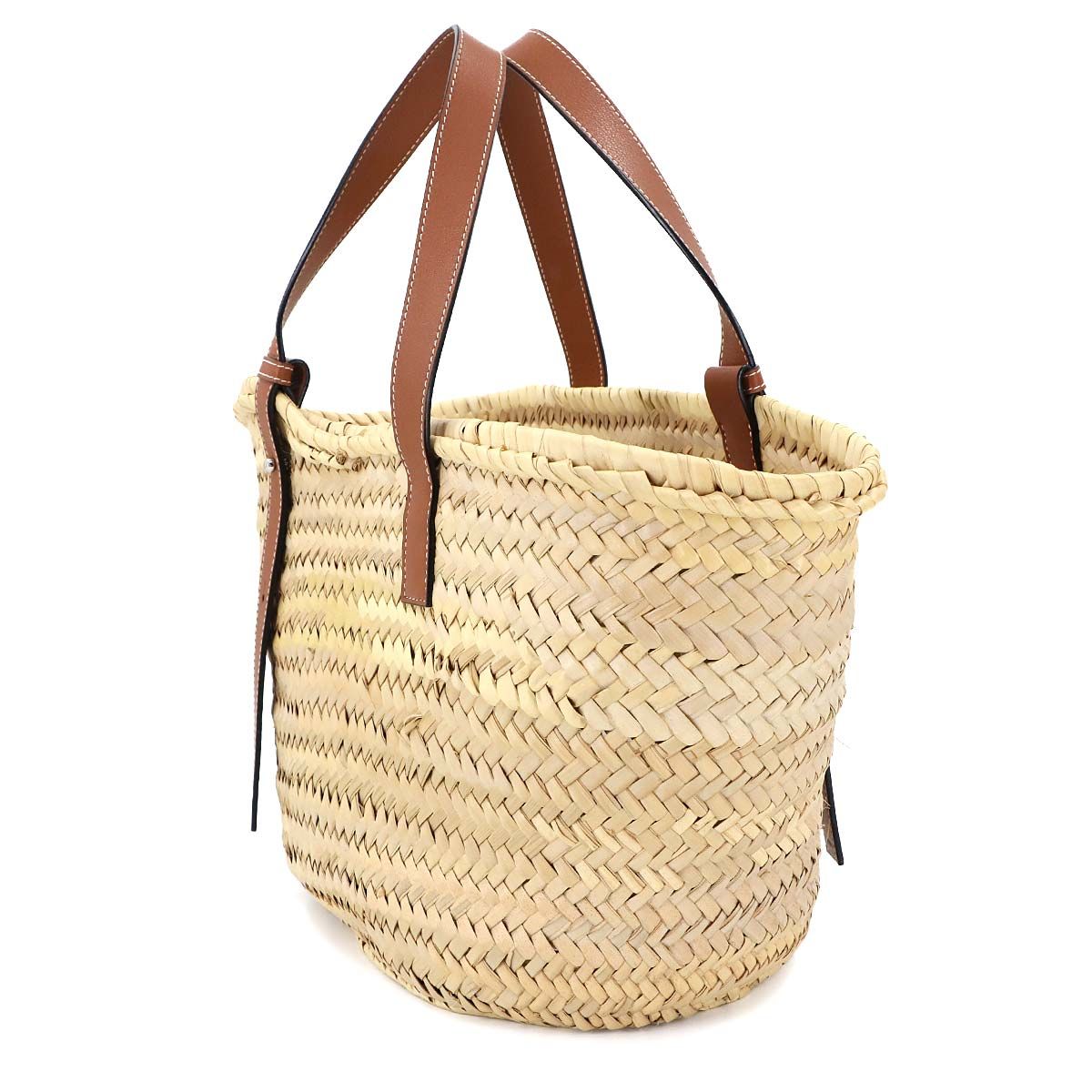 未使用 展示品 ロエベ LOEWE バスケット バッグ トート ラフィア