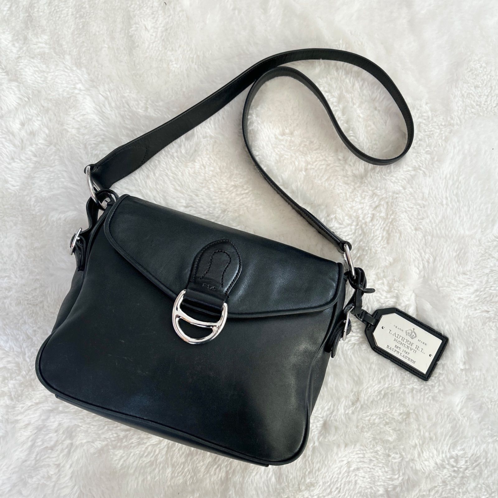 LAUREN RALPH LAUREN ローレン ラルフローレン レザー