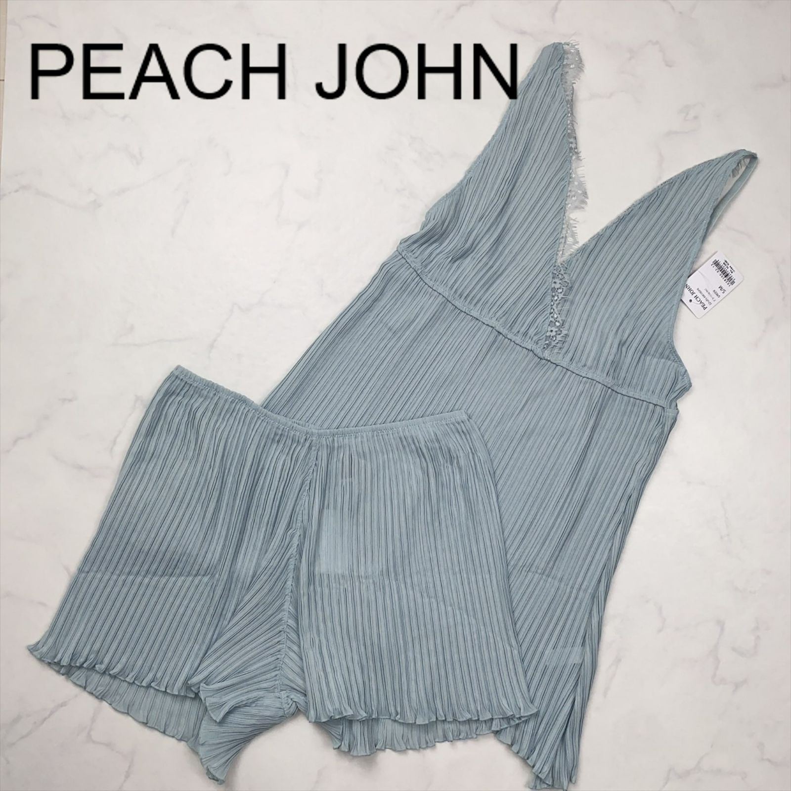 新品タグ付き】PEACH JOHN ピーチジョン キャミソール パンツ S M 外着