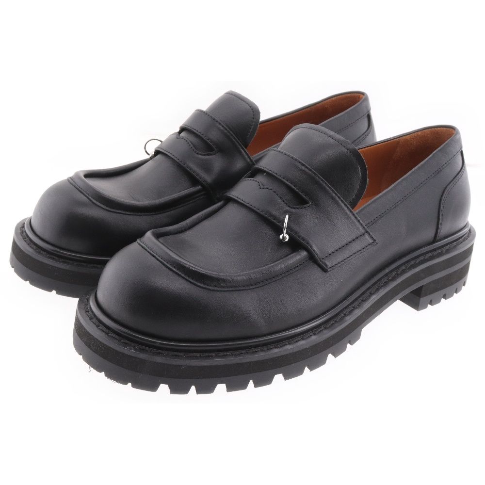 MARNI (マルニ) 24SS Pierced Leather Penny Loafers MOMR005503 