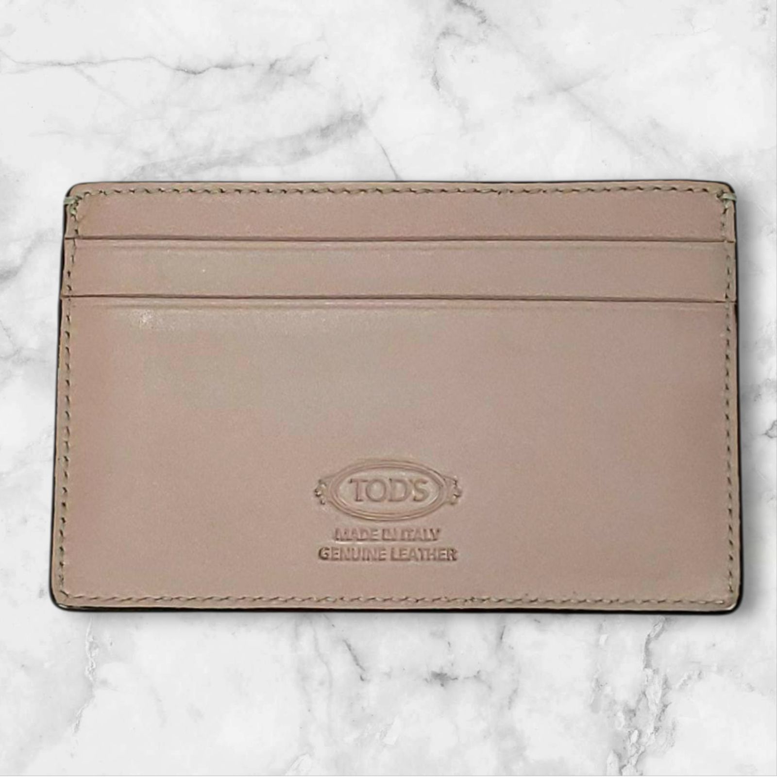 中古【TOD'S】トッズ カードケース パスケース レザー 本革 名刺