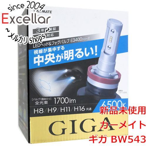 bn 16 カーメイト LEDヘッドライト＆フォグ 車検対応 ギガ BW543 LED ホワイト 6500K H8|H9|H11|H16