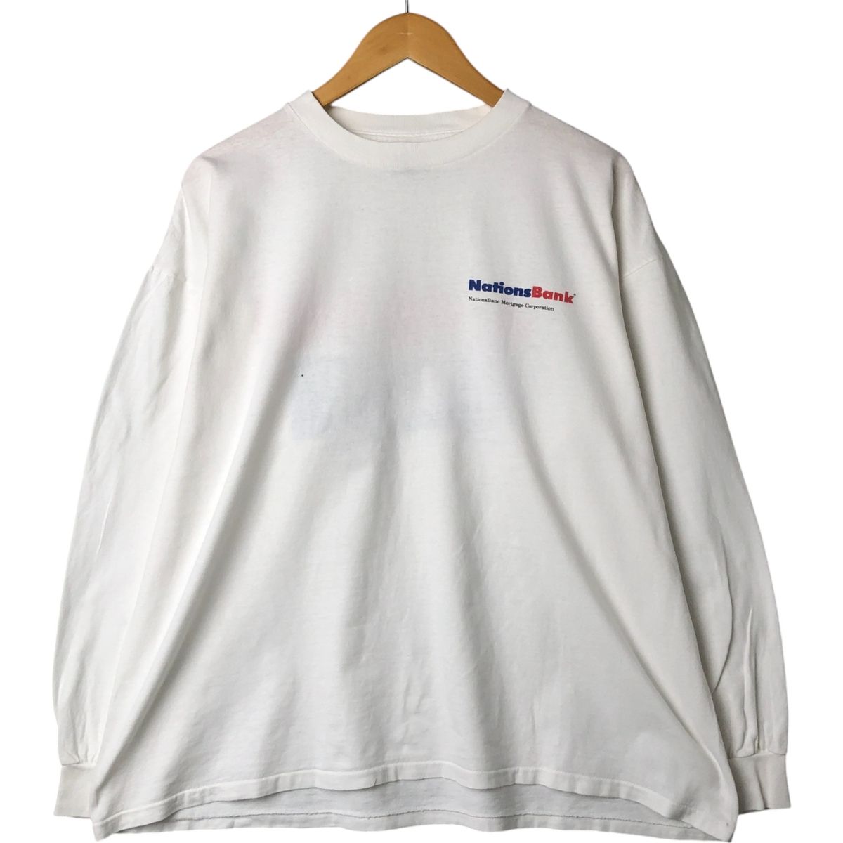 古着 90年代 オニータ ONEITA バックプリント アドバタイジング ロングTシャツ ロンT メンズXL相当 ヴィンテージ|eaa546912
