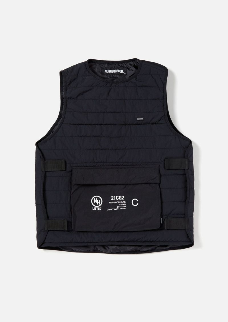 NEIGHBORHOOD☆MIL-DOWN / CN-VEST☆L☆BLACK - ブランド別