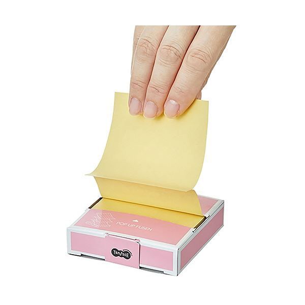 まとめ TANOSEE ポップアップふせん 紙 75×25mm 1セット 3冊 ×50セット