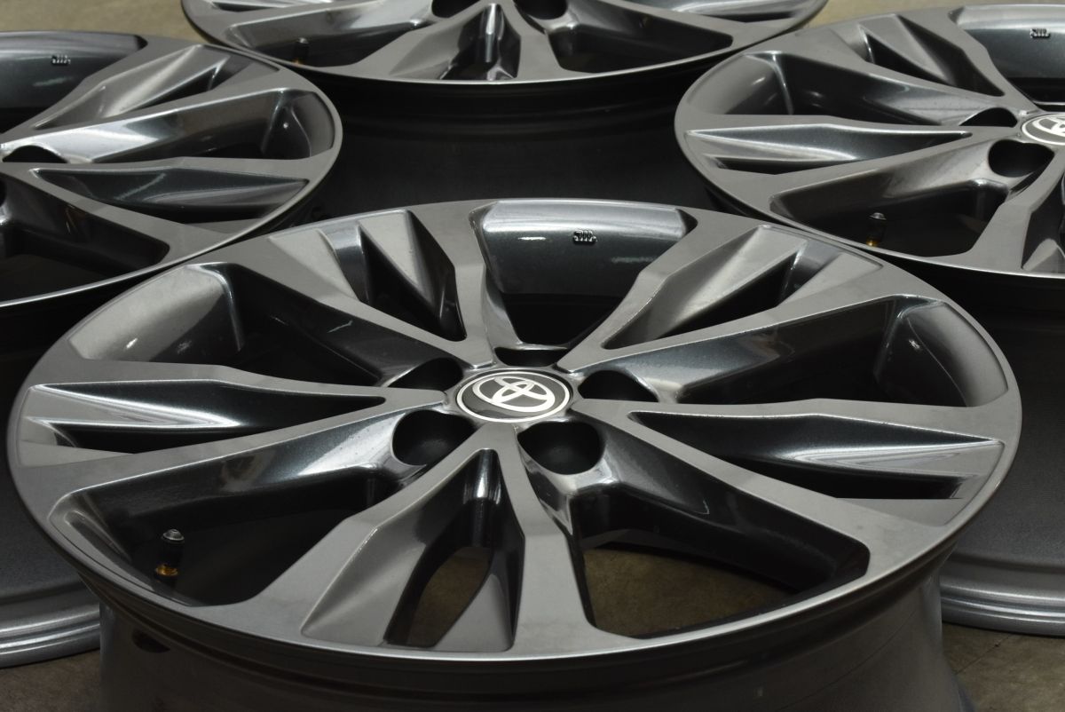 新車外し トヨタ カローラツーリング W×B 純正 17in 7.5J 50 PCD100 4本 スポーツ セダン 50 プリウス スタッドレス用等に