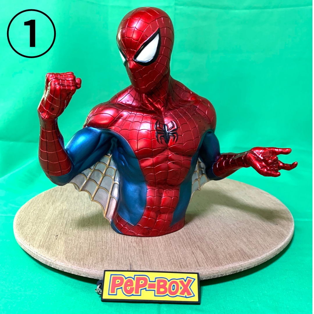 スパイダーマンフィギュア 貯金箱 - アメコミ